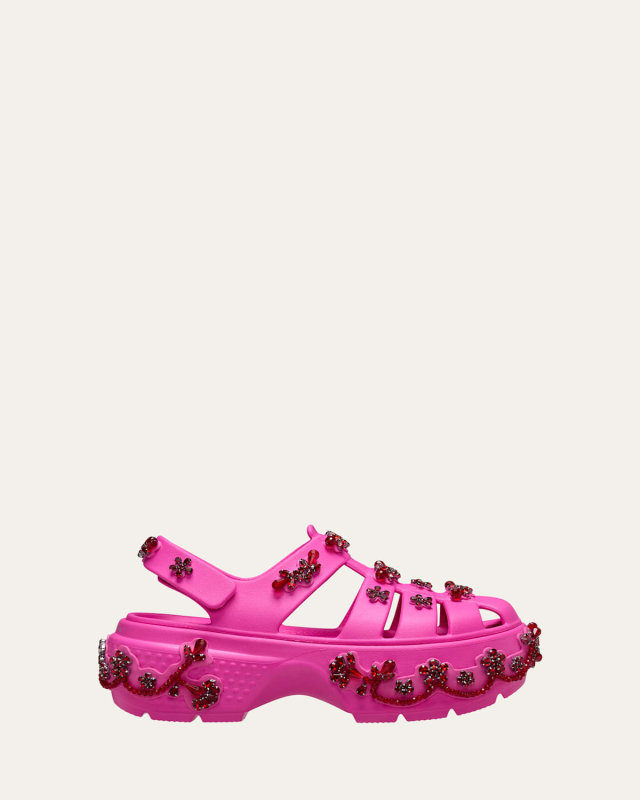 x Crocs Stomp Embellished Fisherman Sandals